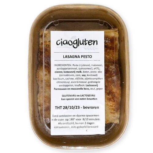 Ciao Gluten Lasagna Pesto
