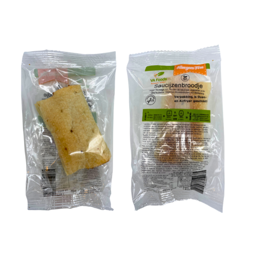 VA Foods/NOMM'it Vegan Saucijzenbroodje - Glutenvrij