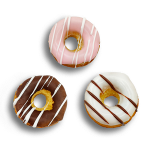 Traindevie Donuts 3 stuks - Glutenvrij