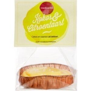 Rose & Vanilla Kokos & Citroen Taart - Glutenvrij