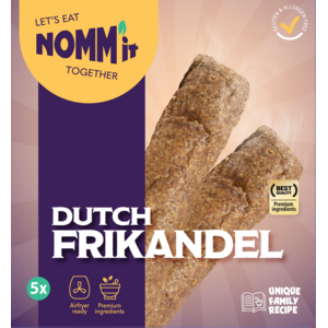 VA Foods/NOMM'it Frikandellen 5 Stuks - Glutenvrij VA Foods/NOMM'it Frikandellen 5 Stuks - Glutenvrij