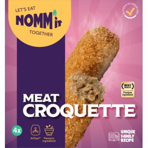 VA Foods/NOMM'it Rundvleeskroketten 4 Stuks - Glutenvrij VA Foods/NOMM'it Rundvleeskroketten 4 Stuks - Glutenvrij