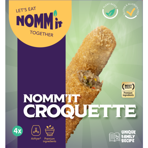 VA Foods/NOMM'it Groentekroketten 4 Stuks - Glutenvrij