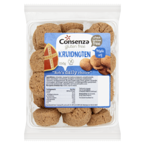 Consenza Kruidnoten Biologisch - Lactose & Glutenvrij Consenza Kruidnoten Biologisch - Lactose & Glutenvrij