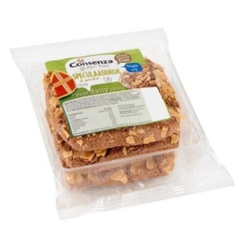 Consenza Speculaasbrok 3 stuks - Lactose & Glutenvrij