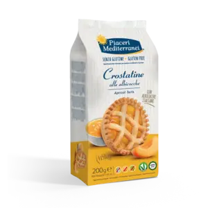 Piaceri Mediterranei Abrikozen Taartje 4 stuks - Glutenvrij