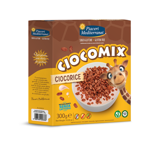 Piaceri Mediterranei Rijstpops Chocolade - Glutenvrij