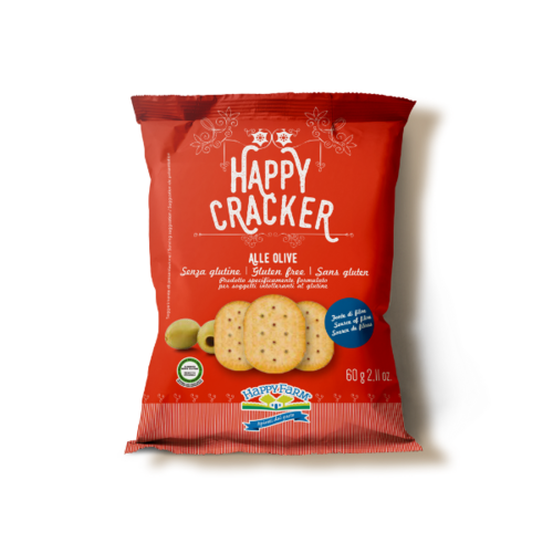 Happy Farm Crackers Olijf THT 28-10-2025 - Glutenvrij