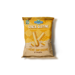 Happy Farm Mini Grissini Sesam THT 28-05-2026 - Glutenvrij