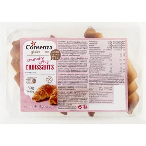 Consenza Croissants THT 23-10-2025 - Glutenvrij & Lactosevrij