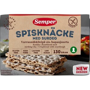 Semper Zuurdesem Crackers THT 16-11-2025 - Glutenvrij Semper Zuurdesem Crackers THT 16-11-2025 - Glutenvrij