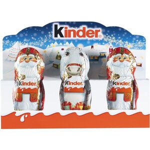 Kinder Sint Chocolade Figuurtjes 3 stuks  - Glutenvrij Kinder Sint Chocolade Figuurtjes 3 stuks  - Glutenvrij