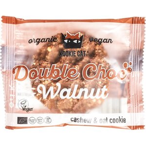 Kookie Cat Cacao Nibs Walnut Cookie Biologisch - Glutenvrij Kookie Cat Cacao Nibs Walnut Cookie Biologisch - Glutenvrij