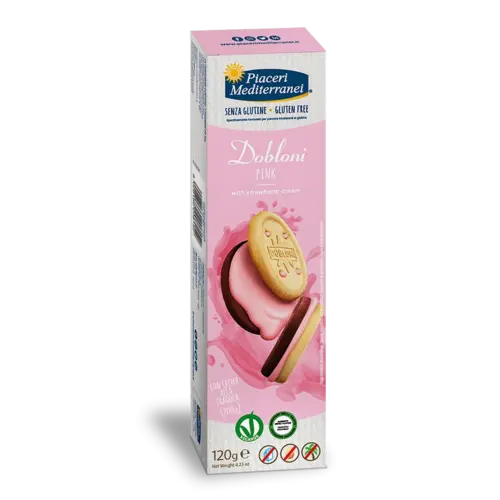 Piaceri Mediterranei Dobloni Aardbei - Glutenvrij Piaceri Mediterranei Dobloni Aardbei - Glutenvrij