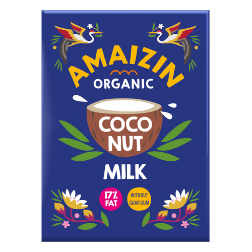 Amaizin Kokosmelk 500ml Biologisch THT 20-11-2025 - Glutenvrij Amaizin Kokosmelk 500ml Biologisch THT 20-11-2025 - Glutenvrij