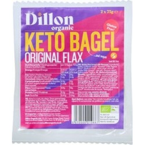 Dillon Organic Bagel Keto Lijnzaad - Glutenvrij