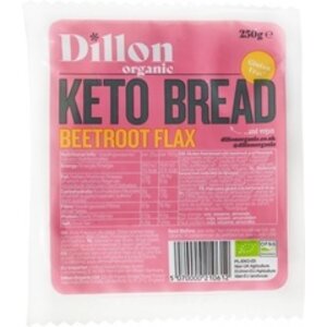 Dillon Organic Keto Bread Beetroot Flax - Glutenvrij