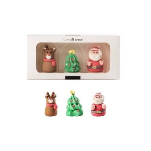 Dekom-Leman Decorations Kerstfiguurtjes Decoratie 3D - Glutenvrij