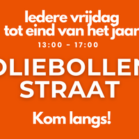 Vanaf vrijdag elke week verse oliebollen in onze Oliebollenstraat! 