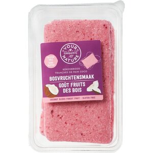 Your Organic Nature Kokosbrood Bosvruchten - Glutenvrij Your Organic Nature Kokosbrood Bosvruchten - Glutenvrij
