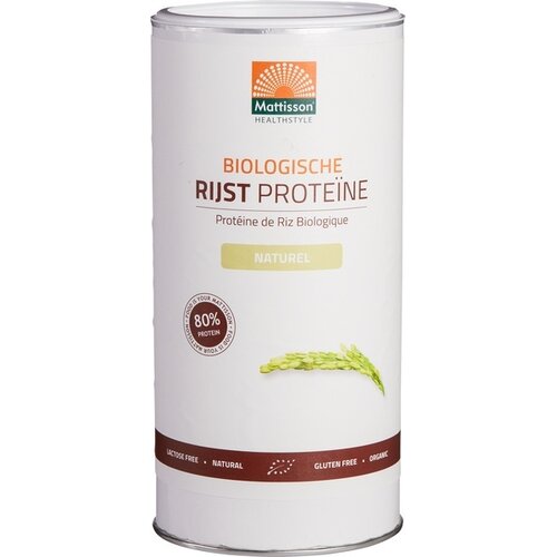 Mattisson Rijst Porteïne 500g - Glutenvrij Mattisson Rijst Porteïne 500g - Glutenvrij