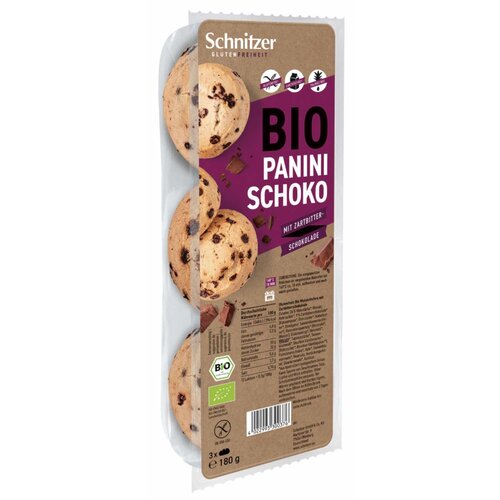 Panini Chocolade Biologisch 3 stuks - Glutenvrij