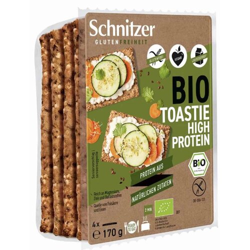 Toastie High Proteine Biologisch - Glutenvrij Toastie High Proteine Biologisch - Glutenvrij
