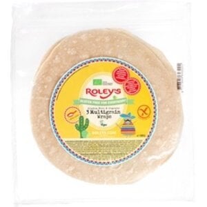 Roley's Meergranen Wraps - Glutenvrij Roley's Meergranen Wraps - Glutenvrij