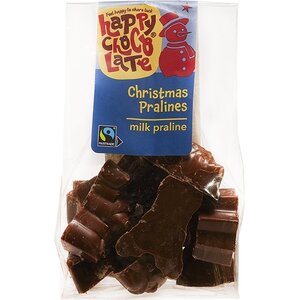 Happy Chocolate Kerst pralines melkchocolade - Glutenvrij