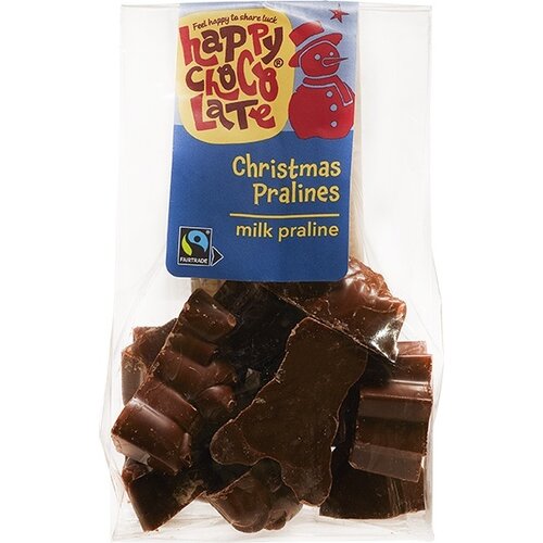 Happy Chocolate Kerst pralines melkchocolade - Glutenvrij