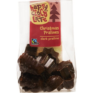 Happy Chocolate Kerst pralines puur - Glutenvrij