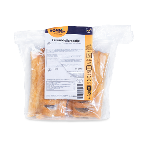 VA Foods/NOMM'it Frikandelbroodjes s stuks - Glutenvrij