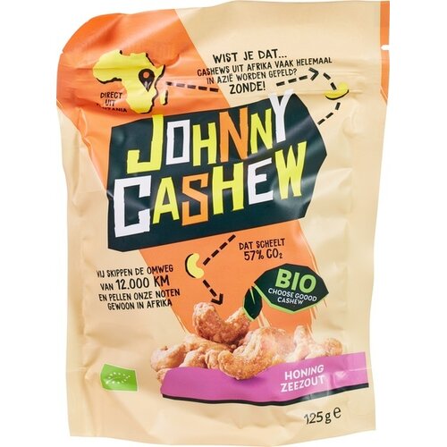 Johnny Cashew Cashewnoten Honing Zeezout - Glutenvrij