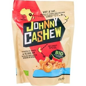 Johnny Cashew Cashewnoten Hot Chili - Glutenvrij Johnny Cashew Cashewnoten Hot Chili - Glutenvrij