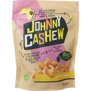 Johnny Cashew Cashewnoten Indian Curry - Glutenvrij Johnny Cashew Cashewnoten Indian Curry - Glutenvrij