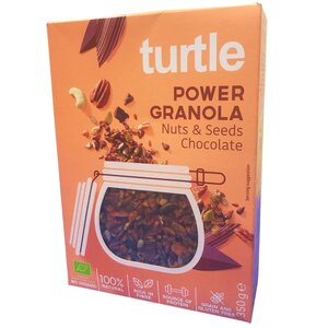 Turtle Power Granola Nuts & Seeds Chocolate - Glutenvrij