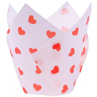 Muffin Cups Hartjes 24 stuks