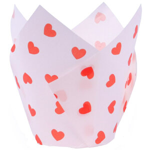 PME Muffin Cups Hartjes 24 stuks