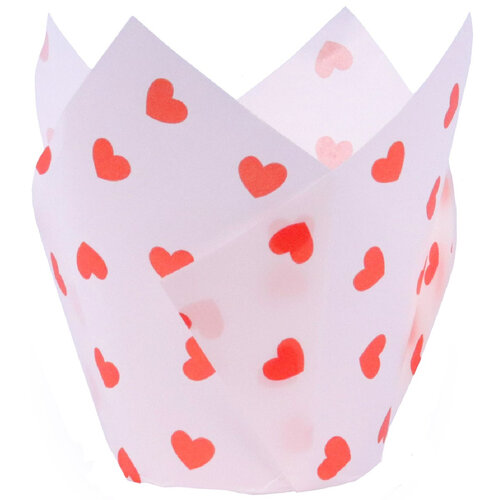 PME Muffin Cups Hartjes 24 stuks