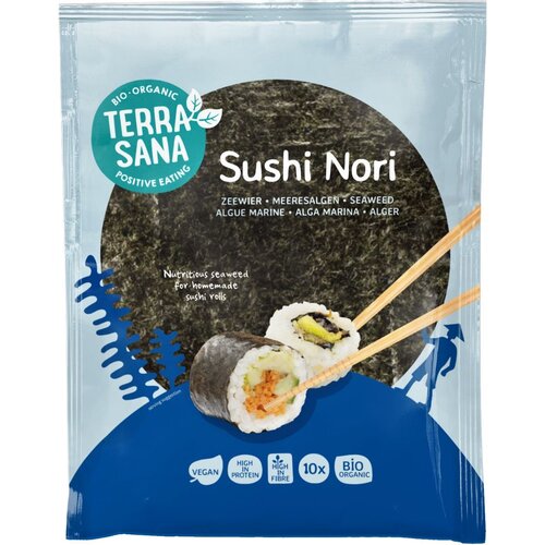 TerraSana Sushi Nori Vellen Biologisch - Glutenvrij