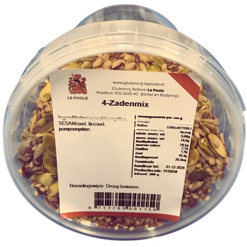 Le Poole 4-Zadenmix 300g - Glutenvrij