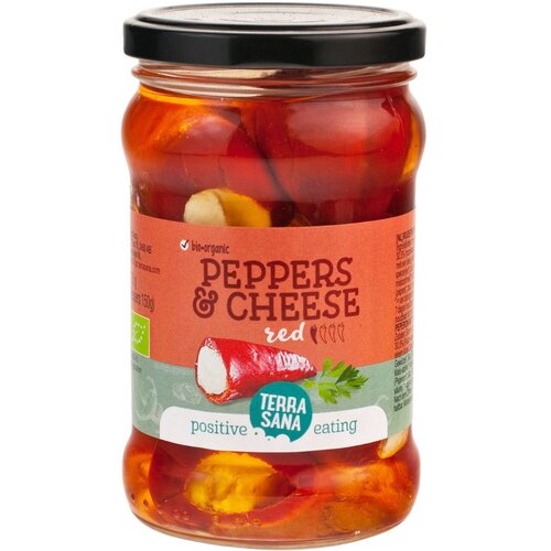 TerraSana Gevulde Rode Pepers Biologisch - Glutenvrij