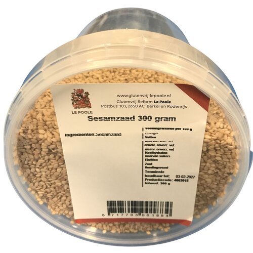 Sesamzaad 300 gram - Glutenvrij
