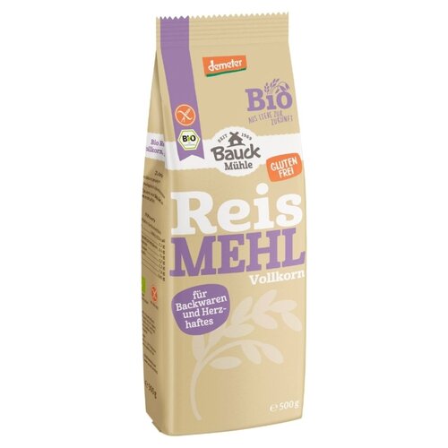Bauckhof Volkoren Rijstmeel - Glutenvrij