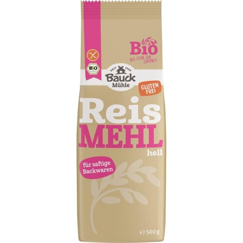 Bauckhof Licht Rijstmeel - Glutenvrij