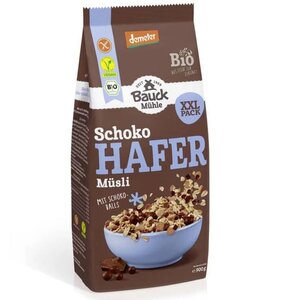 Bauckhof Havermuesli met Chocolade XL 900g - Glutenvrij