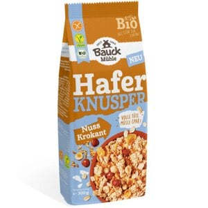 Bauck Mühle Crunchy Havermuesli Noten - Glutenvrij