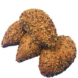 I am Gluten Free Bruine Meerzaden Puntjes 4 stuks - Glutenvrij