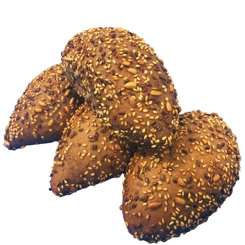 I am Gluten Free Bruine Meerzaden Puntjes 4 stuks - Glutenvrij