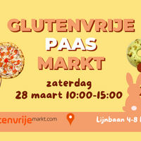 Kom jij zaterdag 28 maart naar de Glutenvrije Paasmarkt?